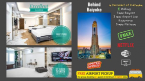 Family Hub Pratunam 7 FREE Airport pickup min 3nights and 4Adults stay